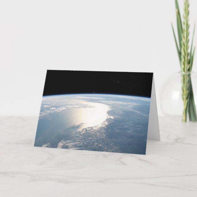 Carte Sunglint Reflète Le Golfe Du Mexique (Devant)