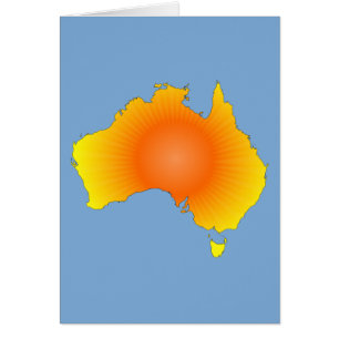 Carte Sunny Australie