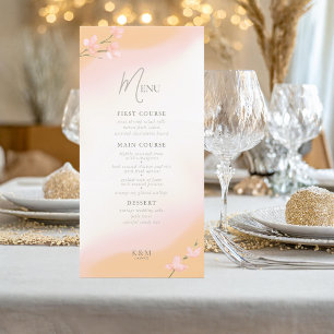 Carte Sunny Fleur sauvage Mariage Gradient ID1023