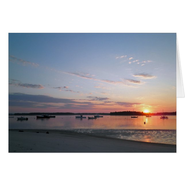 Carte Sunrise (Devant horizontal)