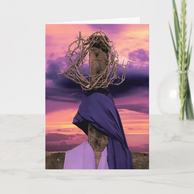 Carte Sunrise de la croix de Pâques (Devant)