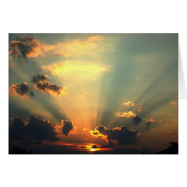 Carte Sunset (Devant horizontal)