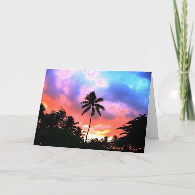 Carte Sunset de l'île (Devant)