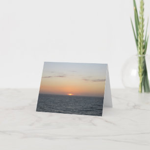Carte Sunset Orange Glissant