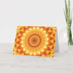 Carte Sunshine and Happiness Mandala Card