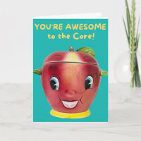 Super au coeur souriant Rouge Apple Big Eyes