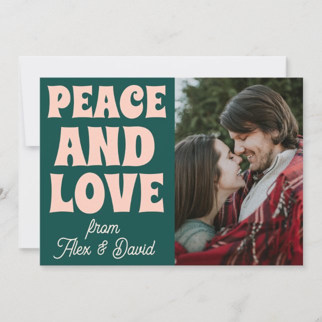 Carte Super Gras Funky Noël Joyeux Et Lumineux (Devant)