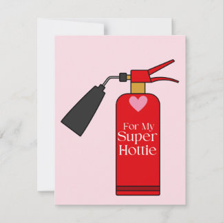 Carte Super Hottie Valentine's Day Card