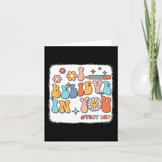 Carte Super Je Crois En Vous Tester Enseignant Jour De T