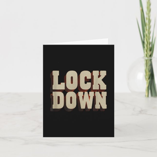 Carte Super Lock Down Statement (Devant)