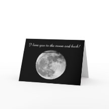 Super Lune avec Passage d'avion/Personnalisable!