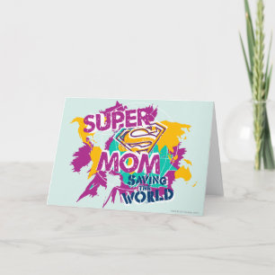 Carte Super Maman sauve le monde