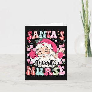 Carte Super Santas Infirmière Favorite Noël Noël Noël No