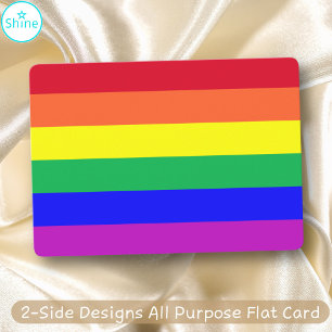 Carte Super Vivid Vibrant Colors LGBT Pride Arc-en-ciel