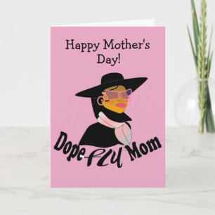 Carte Super, Voler, Maman, Fête des mères afro-américain