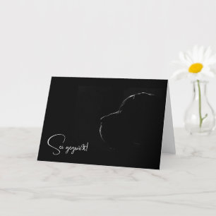 Carte Superbe Dogue Allemand photographié en lumière