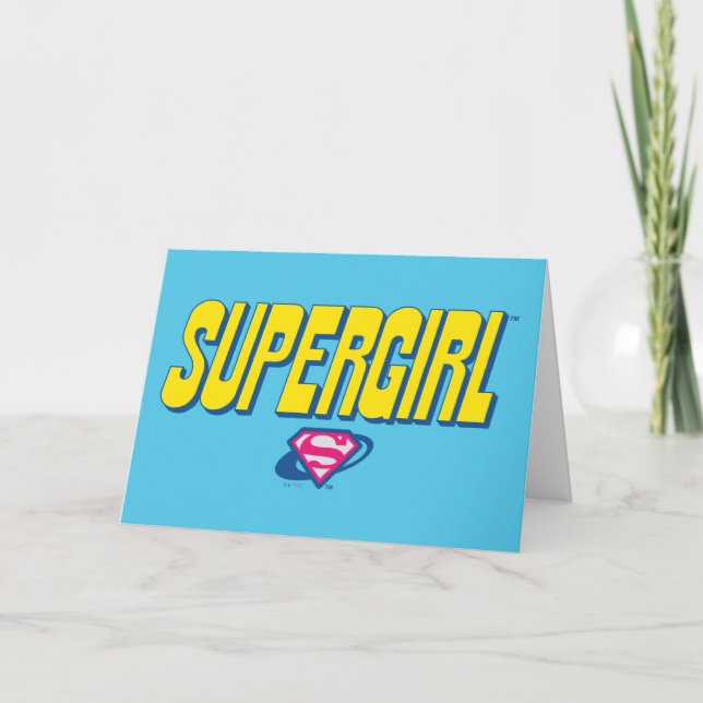 Carte Supergirl Pop Logo (Devant)