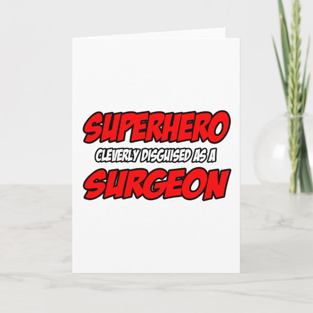 Carte Superhero...Chirurgien (Devant)