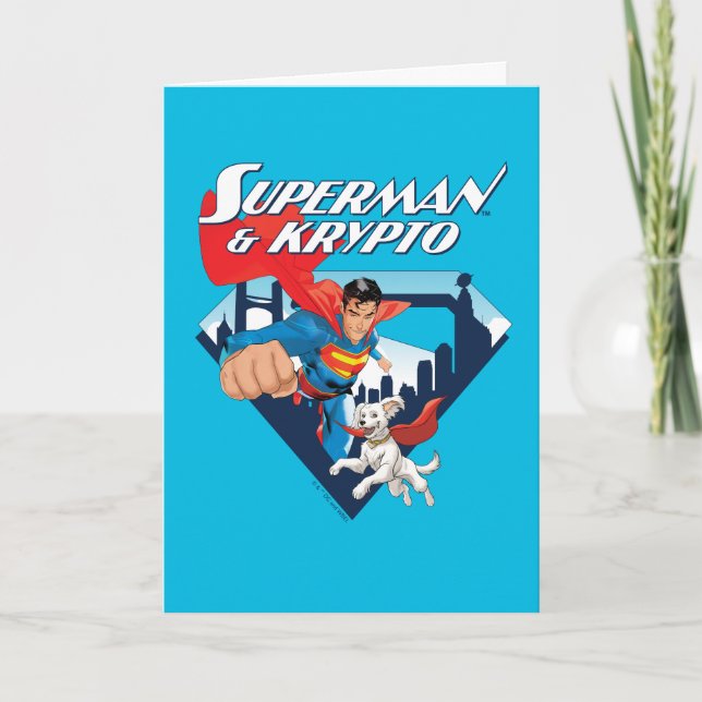 Carte Superman & Krypto Soar (Devant)