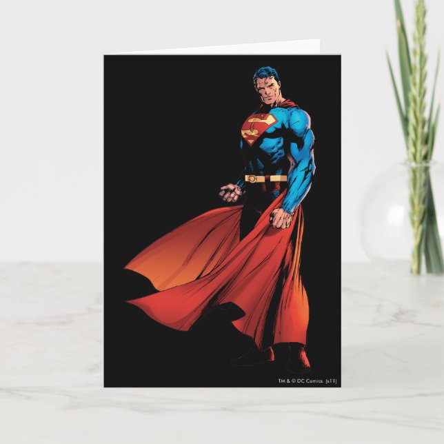 Carte Superman regarde devant (Devant)