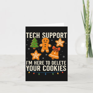 Carte Supp tech Je suis là pour supprimer vos cookies Fu