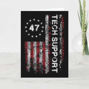 Carte Support Technique Drapeau États-Unis Maison Blanch