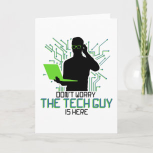 Carte Support Technique Ne Vous Inquiétez Pas Le Technic