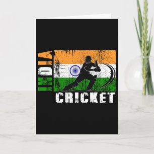 Carte Supporters de cricket indien Fans de cricket indie