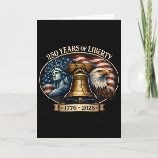 Carte Sur Ck Eagle et drapeau 250 ans de liberté 1776-20