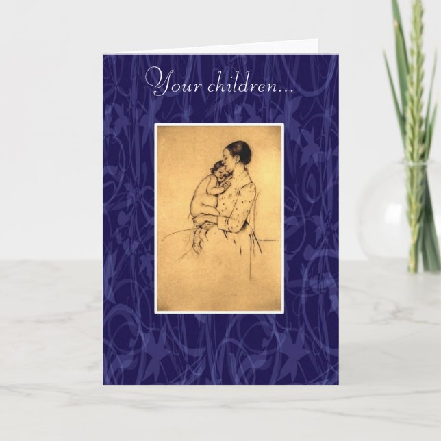 Carte Sur des enfants par Kahlil Gibran (Devant)