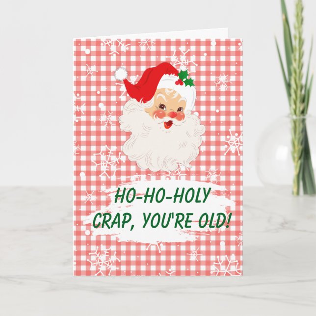 Carte Sur la colline Funny Noël Anniversaire (Devant)