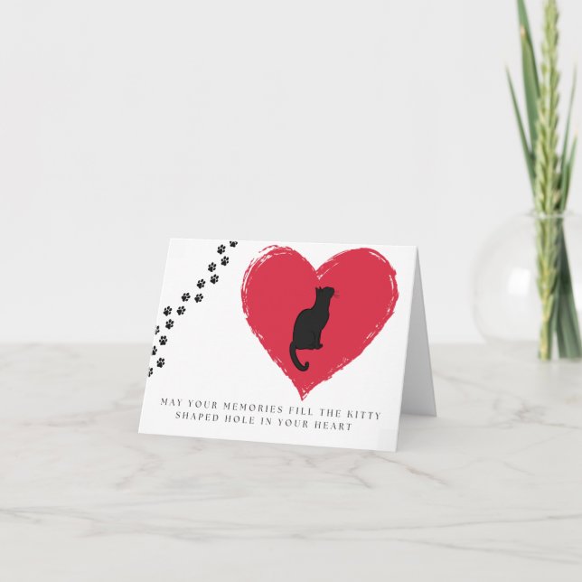 Carte Sur la perte de votre chat (Devant)