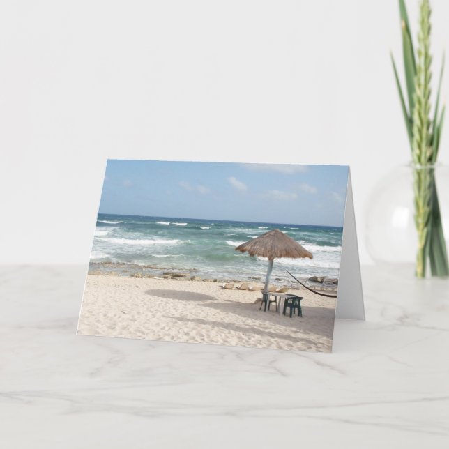 Carte Sur la plage (Devant)