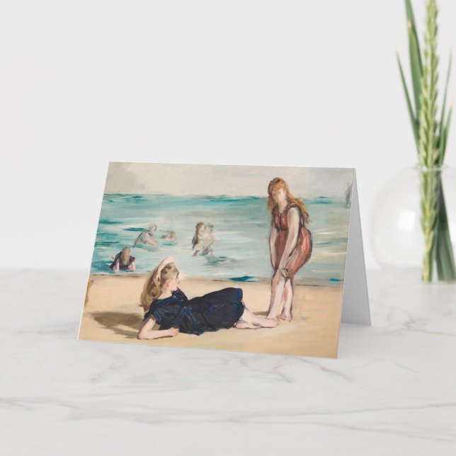 Carte Sur la plage | Édouard Manet (Devant)
