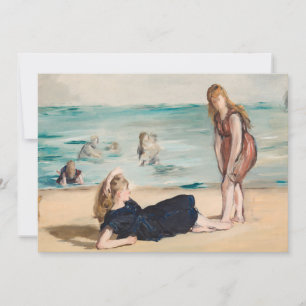 Carte Sur la plage Édouard Manet