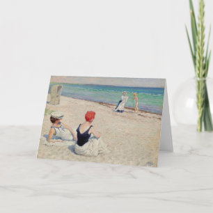 Carte Sur la plage, Falsterbro   Paul Fischer