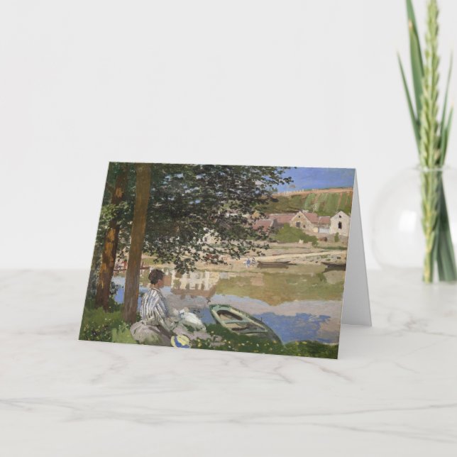 Carte Sur la rive de la Seine | CLAUDE MONET (Devant)