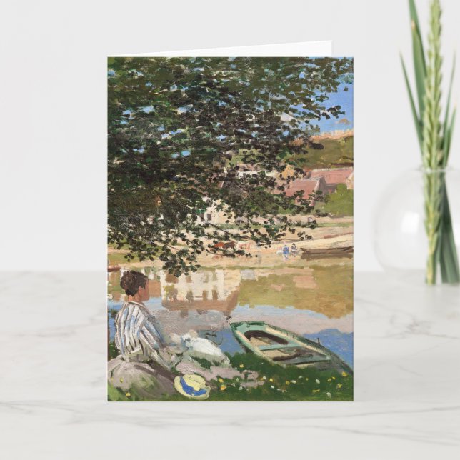 Carte Sur la rive de la Seine par Monet (Devant)