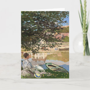 Carte Sur la rive de la Seine par Monet