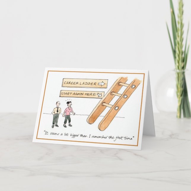 Carte Sur l'échelle de carrière (Devant)