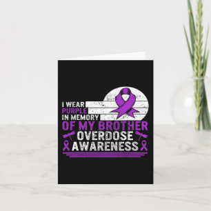 Carte Surdosage de Drogue en Mémoire de Mon Frère Pu