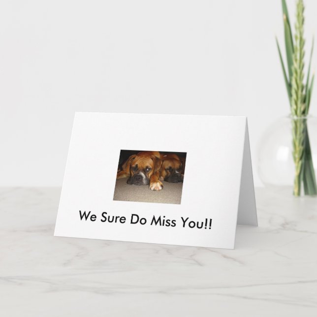 Carte Sure Do Miss You !! (Devant)