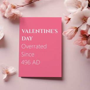 Carte Surévalué depuis 496 ap. J.-C. Saint Valentin