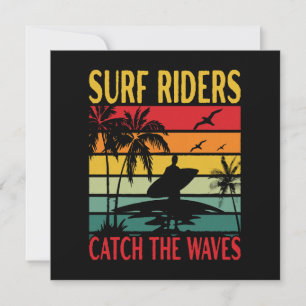 Carte Surf Riders Catch the Waves