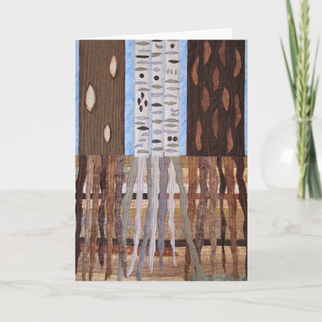 Carte Surface d'art des racines d'arbre (Devant)