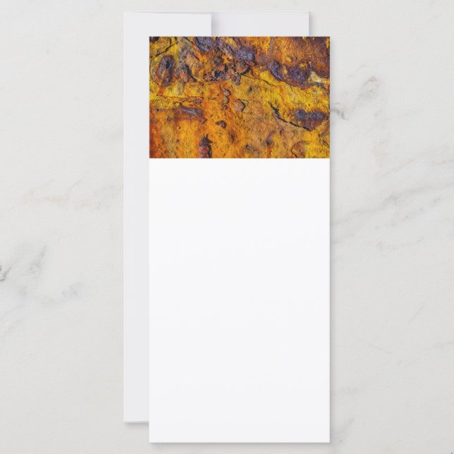 Carte Surface métallique rouillée (Devant)