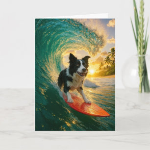 Carte Surfs vers le haut de la frontière Collie