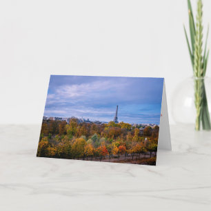Carte Surplombant le jardin des Tuileries