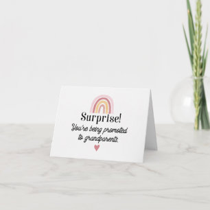 Carte Surprise, vous êtes promu aux grands-parents