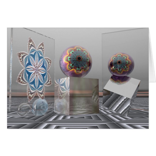 Carte surréaliste d'imaginaire (Devant horizontal)